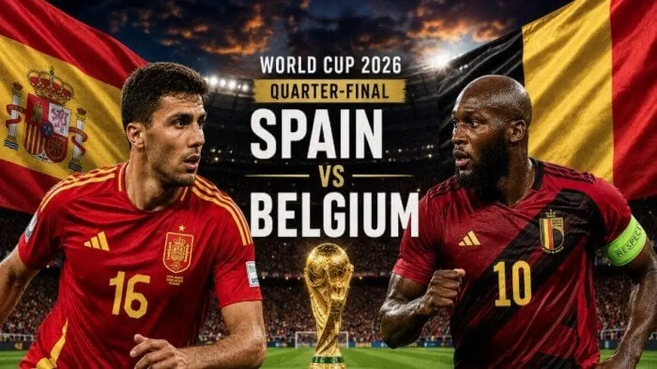 متى ستكون مواجهة إسبانيا وبلجيكا في كأس العالم؟